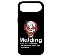 Funny Bald Guy Mad Clown Halloween Definition Case for iPhone Air