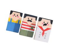 Funny Balding Man Erasers Children for Writing Drawing Easy Erasing Pencil for School Supplies Creative Bald Old Man Eraser
