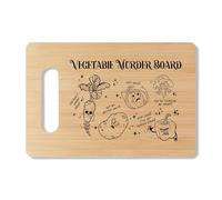 Funny Bamboo Cutting Board Gift, Funny Vegetable Murder Board Farmhouse Home Kitchen Decor, Thanksgiving Christmas Gifts Ideas For Friends Sisters Coworkers -10