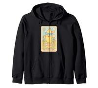 Funny Banana Lovers Tarot Card Sports Kawaii Men Women Kids Zip Hoodie