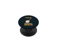 Funny Banjo Picker PopSockets Adhesive PopGrip
