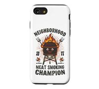 Funny Barbecue Dad Meat Smoking BBQ Grilling Case for iPhone SE (2020) / 7/8
