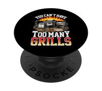 Funny Barbecue Grill Collector You Can't Have Too Many PopSockets Adhesive PopGrip