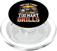 Funny Barbecue Grill Collector You Can't Have Too Many PopSockets PopGrip for MagSafe