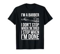 Funny Barber Saying Men Barber Hairstyling Humor Dad Joke T-Shirt