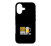 Funny Bartender God Knows When You Don't Tip Case for iPhone 17