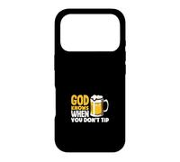 Funny Bartender God Knows When You Don't Tip Case for iPhone 17 Pro