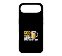 Funny Bartender God Knows When You Don't Tip Case for iPhone Air
