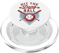 Funny Baseball Hit the Dang Ball PopSockets PopGrip for MagSafe