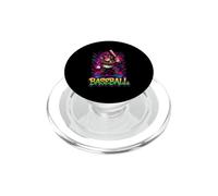 Funny Baseball Monkey Saying With Bat Sarcastic PopSockets PopGrip for MagSafe