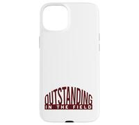 Funny Baseball Pun, Softball Pun, Outstanding in the field Case for iPhone 15 Plus