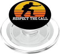 Funny Baseball Umpire, Respect The Call, Baseball Umpires PopSockets PopGrip for MagSafe