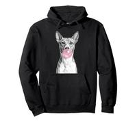 Funny Basenji Dog Blowing Pink Bubblegum Bubble Pullover Hoodie