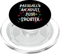 Funny Basically An Adult 7th Birthday Humour Kids PopSockets PopGrip for MagSafe