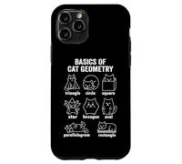 Funny Basics of Cat Geometry Back To School Math Teacher Case for iPhone 11 Pro