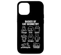 Funny Basics of Cat Geometry Back To School Math Teacher Case for iPhone 12/12 Pro