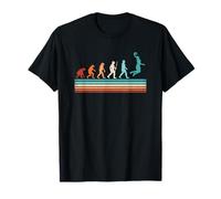 Funny Basketball Evolution Retro Basketball Player Men Boys T-Shirt
