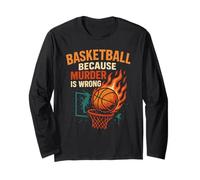 Funny Basketball Player & Coach Joke Saying Long Sleeve T-Shirt
