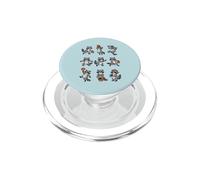 Funny Basketball Raccoon Cartoon Cute Animal Hoops Design PopSockets PopGrip for MagSafe