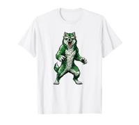 Funny Basketball Wolf Game Day Vintage Design for Fans T-Shirt