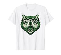 Funny Basketball Wolf Game Day Vintage Design for Fans T-Shirt