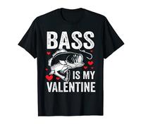 Funny Bass Fisherman Valentines Day Gift, Bass Fish, Fishing T-Shirt