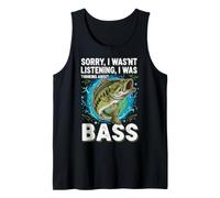 Funny Bass Fishing Tank Top
