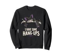 Funny Bat Hang-Ups Halloween Spooky Humor Sweatshirt