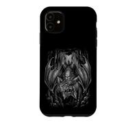 Funny Bat Rockstar with Sunglasses and Microphone Art Case for iPhone 11