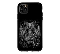 Funny Bat Rockstar with Sunglasses and Microphone Art Case for iPhone 11 Pro Max