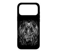 Funny Bat Rockstar with Sunglasses and Microphone Art Case for iPhone 17 Pro Max