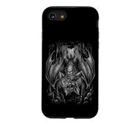 Funny Bat Rockstar with Sunglasses and Microphone Art Case for iPhone SE (2020) / 7/8
