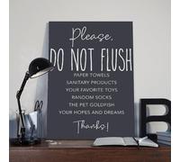 Funny Bathroom Rules Poster Art Print Farmhouse Rustic Toilet Sign Bathroom Rules Signs Wall Art Decor For Toilet Restroom Washroom (366)