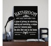 Funny Bathroom Rules Poster Art Print Farmhouse Rustic Toilet Sign Bathroom Rules Signs Wall Art Decor For Toilet Restroom Washroom (385)