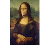 Funny Bathroom Wall Art Mona Lisa Movie Poster For Bathroom Wall Decor-Humour Film Scene Toilet Smell Picture Canvas Prints For Bathroom