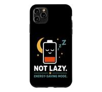 Funny Battery Low quote Not Lazy Energy Saving Mode Case for iPhone 11 Pro Max