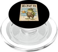Funny Bavarian Frog BIER German Beer PopSockets PopGrip for MagSafe