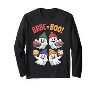 Funny BBBE or Boo Ghost Halloween Carnivore Diet Low Carb Long Sleeve T-Shirt