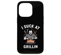 Funny BBQ Fail Burn The Food July 4th Grillin Grilling Men Case for iPhone 13 Pro