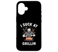 Funny BBQ Fail Burn The Food July 4th Grillin Grilling Men Case for iPhone 16