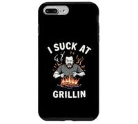 Funny BBQ Fail Burn The Food July 4th Grillin Grilling Men Case for iPhone 7 Plus/8 Plus