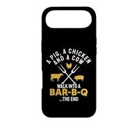 Funny BBQ Farm Animals Cow Pig Chicken Barbecue Design Case for iPhone Air