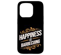 Funny BBQ Food Happiness Equals Barbecuing for Grill Lover Case for iPhone 15 Pro