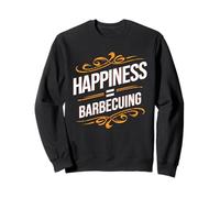 Funny BBQ Food Happiness Equals Barbecuing for Grill Lover Sweatshirt