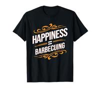 Funny BBQ Food Happiness Equals Barbecuing for Grill Lover T-Shirt