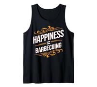 Funny BBQ Food Happiness Equals Barbecuing for Grill Lover Tank Top