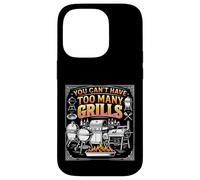 Funny BBQ Grilling You Can’t Have Too Many Grills Design Case for iPhone 14 Pro