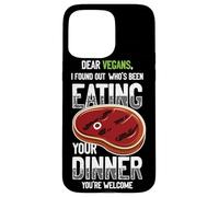 Funny BBQ Meat Lover Steak Grill Eating Your Dinner Shirt Case for iPhone 15 Pro Max