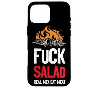 Funny BBQ Meat Lover Steak Grill Real Men Shirt Case for iPhone 16 Pro Max