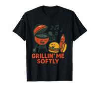 Funny BBQ Music Party, Singing Grill Cookout Humor T-Shirt
